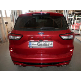 F137C GALIA Полностью оцинкованный фаркоп на Ford Kuga 2020-. Подрозетник убирается за бампер. Тип шара: C (горизонтальный съемный). Невидимый вырез бам