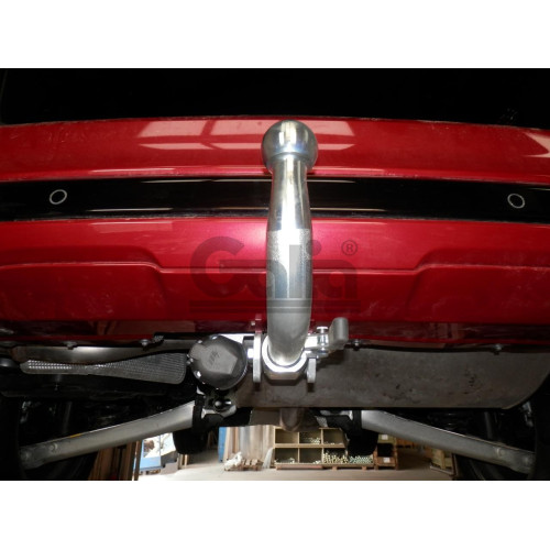 F137C GALIA Полностью оцинкованный фаркоп на Ford Kuga 2020-. Подрозетник убирается за бампер. Тип шара: C (горизонтальный съемный). Невидимый вырез бампера. Нагрузки: 2100/120 кг, масса фаркопа 18,47 кг