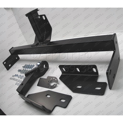 FA 0491-E Бизон Фаркоп на Nissan Navara 2005-2015 без подрезки бампера. Тип шара: E (легкосъемный шар под квадрат). Нагрузки: 3000/120 кг. Не комплектуется электрикой