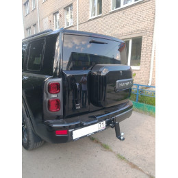 FA 0520-E Бизон Фаркоп на Haval H9 2024- без подрезки бампера. Тип шара: E (легкосъемный шар под квадрат). Нагрузки: 2500/160 кг. Не комплектуется электрикой