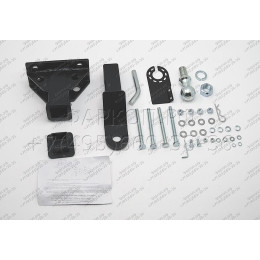 FA 0572-E Бизон Фаркоп на Toyota Hilux 2010-2015 без подрезки бампера. Тип шара: E (легкосъемный шар под квадрат). Нагрузки: 2800/120 кг. Не комплектуется электр