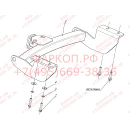 FA 0726-E Бизон Фаркоп ПЕРЕДНИЙ на Nissan Pathfinder R51 2004-2014 без подрезки бампера. Тип шара: E (легкосъемный шар под квадрат). Нагрузки: 3500/120 кг. Не компле