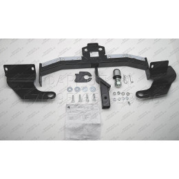 FA 0977-E(N) Бизон Фаркоп с хромированной накладкой на Jeep Grand Cherokee 2010-2021 без подрезки бампера. Тип шара: E (легкосъемный шар под квадрат). Нагрузки: 