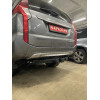 FA 1005-E Бизон Фаркоп на Mitsubishi Pajero Sport II 2008-2016, Mitsubishi Pajero Sport III 2016-2021 без подрезки бампера. Тип шара: E (легкосъемный шар под квадрат). Нагрузки: 3200/120 кг. Не комплектуется электрикой