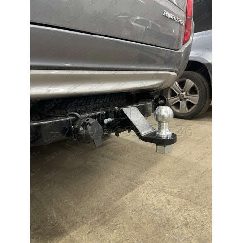 FA 1005-E Бизон Фаркоп на Mitsubishi Pajero Sport II 2008-2016, Mitsubishi Pajero Sport III 2016-2021 без подрезки бампера. Тип шара: E (легкосъемный шар под квадрат). Нагрузки: 3200/120 кг. Не комплектуется электрикой