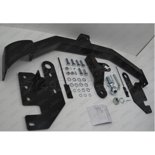 FA 1005-E Бизон Фаркоп на Mitsubishi Pajero Sport II 2008-2016, Mitsubishi Pajero Sport III 2016-2021 без подрезки бампера. Тип шара: E (легкосъемный шар под квадрат). Нагрузки: 3200/120 кг. Не комплектуется электрикой