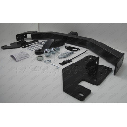 FA 1005-E Бизон Фаркоп на Mitsubishi Pajero Sport II 2008-2016, Mitsubishi Pajero Sport III 2016-2021 без подрезки бампера. Тип шара: E (легкосъемный шар под квадрат). Нагрузки: 3200/1