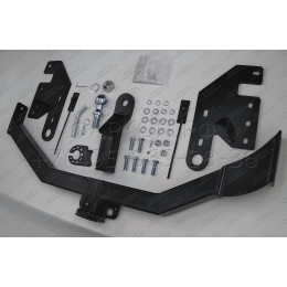 FA 1005-E Бизон Фаркоп на Mitsubishi Pajero Sport II 2008-2016, Mitsubishi Pajero Sport III 2016-2021 без подрезки бампера. Тип шара: E (легкосъемный шар под квадрат). Нагрузки: 3200/1
