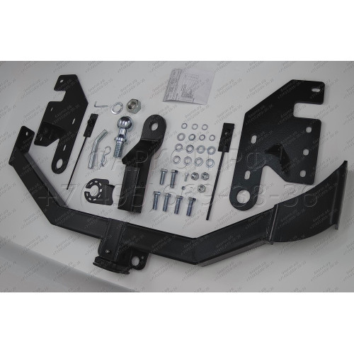 FA 1005-E Бизон Фаркоп на Mitsubishi Pajero Sport II 2008-2016, Mitsubishi Pajero Sport III 2016-2021 без подрезки бампера. Тип шара: E (легкосъемный шар под квадрат). Нагрузки: 3200/120 кг. Не комплектуется электрикой