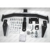 FA 1009-E(N) Бизон Фаркоп с хромированной накладкой на Toyota Land Cruiser Prado 150 2010-2023, Toyota Land Cruiser Prado 120 2002-2010 без подрезки бампера (3 точки крепления). Тип шара: E (легкосъемный шар под квадрат). Нагрузки: 3500/120 кг. Не комплек