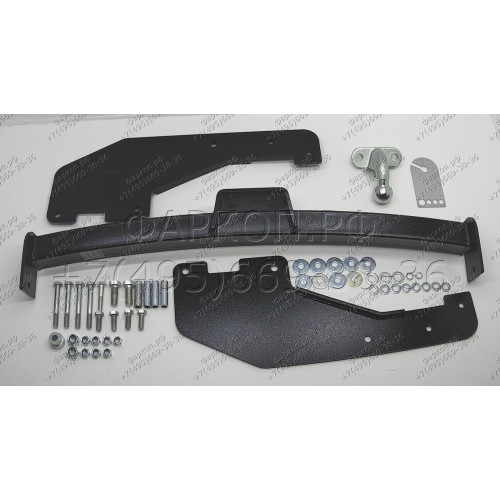 G106-FC Лидер-плюс ТСУ для Great Wall Hover 2004-2010 без снятия и выреза бампера. Тип шара: FC. Нагрузки: 1200/50 кг, масса фаркопа 25,7 кг, требуется 2 сверления (без электрики в комплекте)