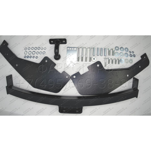 G106-FC Лидер-плюс ТСУ для Great Wall Hover 2004-2010 без снятия и выреза бампера. Тип шара: FC. Нагрузки: 1200/50 кг, масса фаркопа 25,7 кг, требуется 2 сверления (без электрики в комплекте)