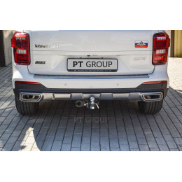 GAC-19-991122.00 PT GROUP Фаркоп на GAC GS8 2019-2023 без подрезки бампера. Тип шара: E (легкосъемный шар под квадрат). Нагрузки: 1100/75 кг, масса фаркопа 20,6 кг (без 