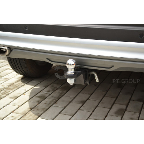 GEA-21-991122.00 PT GROUP Фаркоп на Belgee X70 2024-, Geely Atlas Pro 2021-2024 без подрезки бампера. Тип шара: E (легкосъемный шар под квадрат). Нагрузки: 1500/75 кг, масса фаркопа 16,8 кг (без электрики в комплекте)