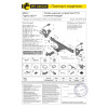 GTG-20-991122.00 PT GROUP Фаркоп на Geely Tugella 2020-2024, KnewStar 001 2024- без подрезки бампера. Тип шара: E (легкосъемный шар под квадрат). Нагрузки: 1000/75 кг, масса фаркопа 18,45 кг (без электрики в комплекте)
