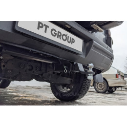GWT-24-991122.00 PT GROUP Фаркоп на Tank 700 2024- без снятия и подрезки бампера. Тип шара: E (легкосъемный шар под квадрат). Нагрузки: 2500/100 кг, масса фаркопа 26 к