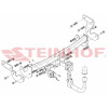 H-252 STEINHOF Фаркоп на Hyundai i40 седан 2011-2019. Требуется подрезка бампера. Тип шара: AV (вертикальное быстросъемное крепление шара на ключе). Нагрузки: 1800/85 кг, масса фаркопа 19,72 кг (без электрики в комплекте)
