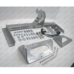 H012A GALIA Полностью оцинкованный фаркоп на Honda Civic хетчбек 5 дверей 2000-2003. Тип шара: A. Невидимый вырез бампера. Нагрузки: 1200/50 кг, масса фаркопа 19 