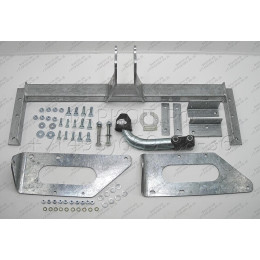 H012A GALIA Полностью оцинкованный фаркоп на Honda Civic хетчбек 5 дверей 2000-2003. Тип шара: A. Невидимый вырез бампера. Нагрузки: 1200/50 кг, масса фаркопа 19 