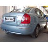 H071A GALIA Полностью оцинкованный фаркоп на Hyundai Accent 2006-2010, кроме сборки ТагАЗ. Тип шара: A. Установка без снятия и выреза бампера. Нагрузки: 1200/50 кг, масса фаркопа 13,75 кг