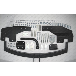 H214-A Лидер-плюс ТСУ для Hyundai Starex 2008-2018, Hyundai H1 2008-2018, 2018-2023 без снятия и выреза бампера. Нагрузки: 1500/75 кг, масса фаркопа 27,76 кг (без электрики в ко