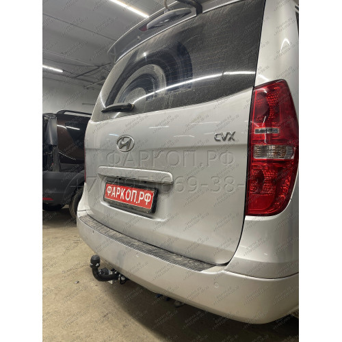 H214-A Лидер-плюс ТСУ для Hyundai Starex 2008-2018, Hyundai H1 2008-2018, 2018-2023 без снятия и выреза бампера. Нагрузки: 1500/75 кг, масса фаркопа 27,76 кг (без электрики в комплекте)