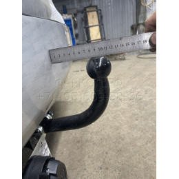 H214-A Лидер-плюс ТСУ для Hyundai Starex 2008-2018, Hyundai H1 2008-2018, 2018-2023 без снятия и выреза бампера. Нагрузки: 1500/75 кг, масса фаркопа 27,76 кг (без электрики в ко