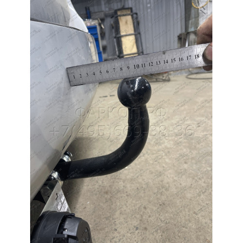 H214-A Лидер-плюс ТСУ для Hyundai Starex 2008-2018, Hyundai H1 2008-2018, 2018-2023 без снятия и выреза бампера. Нагрузки: 1500/75 кг, масса фаркопа 27,76 кг (без электрики в комплекте)