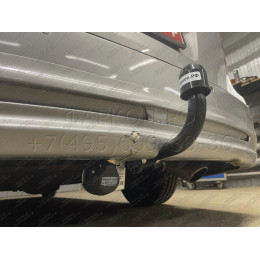 H214-A Лидер-плюс ТСУ для Hyundai Starex 2008-2018, Hyundai H1 2008-2018, 2018-2023 без снятия и выреза бампера. Нагрузки: 1500/75 кг, масса фаркопа 27,76 кг (без электрики в ко