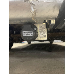 H214-A Лидер-плюс ТСУ для Hyundai Starex 2008-2018, Hyundai H1 2008-2018, 2018-2023 без снятия и выреза бампера. Нагрузки: 1500/75 кг, масса фаркопа 27,76 кг (без электрики в ко