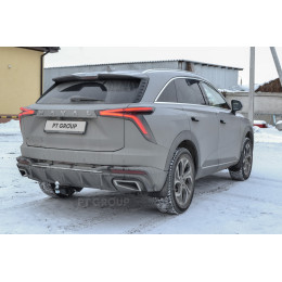 HFX-24-991122.00 PT GROUP Фаркоп на Haval F7 2024-, Haval F7x 2025- без подрезки бампера. Тип шара: E (легкосъемный шар под квадрат). Нагрузки: 1500/60 кг (без электрики в к