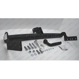 HY 01 AVTOS Фаркоп на Hyundai Accent седан 2000-2006 без подрезки бампера. Тип шара: A. Нагрузки: 1100/75 кг, масса фаркопа 12 кг (без электрики в комплекте)