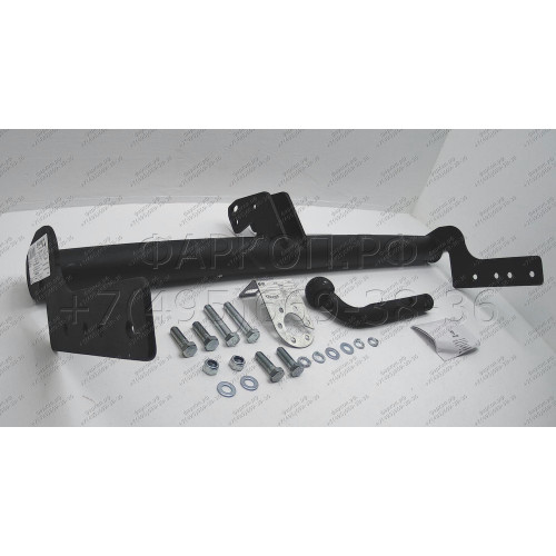 HY 01 AVTOS Фаркоп на Hyundai Accent седан 2000-2006 без подрезки бампера. Тип шара: A. Нагрузки: 1100/75 кг, масса фаркопа 12 кг (без электрики в комплекте)