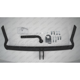 HY 01 AVTOS Фаркоп на Hyundai Accent седан 2000-2006 без подрезки бампера. Тип шара: A. Нагрузки: 1100/75 кг, масса фаркопа 12 кг (без электрики в комплекте)