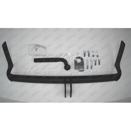 HY 01 AVTOS Фаркоп на Hyundai Accent седан 2000-2006 без подрезки бампера. Тип шара: A. Нагрузки: 1100/75 кг, масса фаркопа 12 кг (без электрики в комплекте)