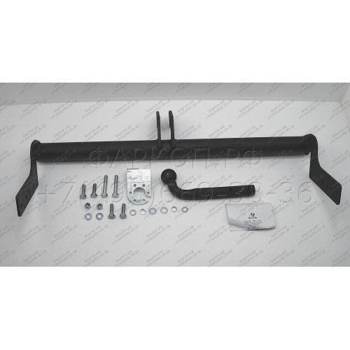 HY 01 AVTOS Фаркоп на Hyundai Accent седан 2000-2006 без подрезки бампера. Тип шара: A. Нагрузки: 1100/75 кг, масса фаркопа 12 кг (без электрики в комплекте)