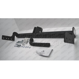 HY 01 AVTOS Фаркоп на Hyundai Accent седан 2000-2006 без подрезки бампера. Тип шара: A. Нагрузки: 1100/75 кг, масса фаркопа 12 кг (без электрики в комплекте)