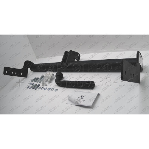 HY 01 AVTOS Фаркоп на Hyundai Accent седан 2000-2006 без подрезки бампера. Тип шара: A. Нагрузки: 1100/75 кг, масса фаркопа 12 кг (без электрики в комплекте)