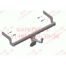 HY 01 AVTOS Фаркоп на Hyundai Accent седан 2000-2006 без подрезки бампера. Тип шара: A. Нагрузки: 1100/75 кг, масса фаркопа 12 кг (без электрики в комплекте)