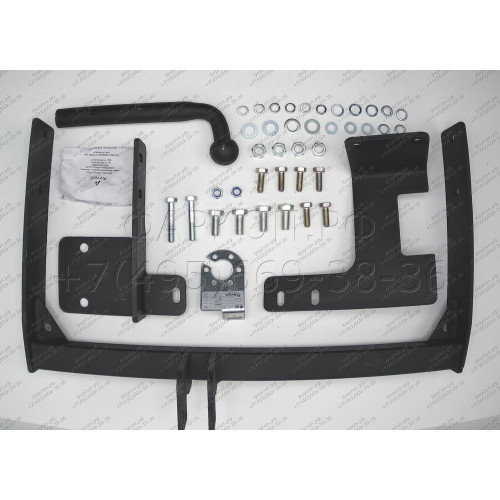 HY 17 AVTOS Фаркоп на Hyundai Starex 4WD 1997-2008, Hyundai H1 4WD 1997-2008 без подрезки бампера. Тип шара: A. Нагрузки: 1200/75 кг, масса фаркопа 15 кг (без электрики в комплекте)
