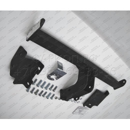 HY 22B AVTOS Фаркоп на Hyundai ix35 2010-2015, Kia Sportage 2010-2015 без снятия и подрезки бампера. Тип шара: E. Нагрузки: 2000/100 кг, масса фаркопа 15 кг (без электрики в ко
