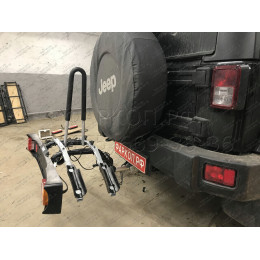 J008A GALIA Полностью оцинкованный фаркоп на Jeep Wrangler JK 2007-2018, JL 2018-. Подрозетник убирается за бампер. Тип шара: A. Установка без снятия и выреза бам