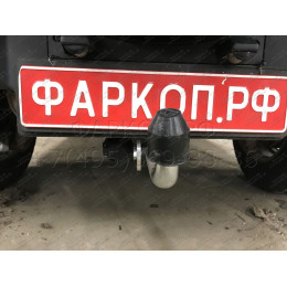 J008A GALIA Полностью оцинкованный фаркоп на Jeep Wrangler JK 2007-2018, JL 2018-. Подрозетник убирается за бампер. Тип шара: A. Установка без снятия и выреза бам