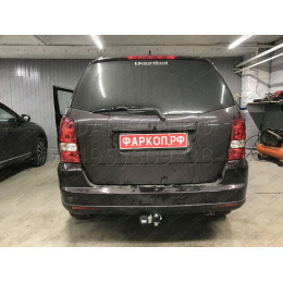 S109A GALIA Полностью оцинкованный фаркоп на Ssang Yong Rexton 2 2006-2012, Rexton W 2012-2017. Тип шара: A. Невидимый вырез бампера. Нагрузки: 3500/140 кг, масса фаркопа 18,52