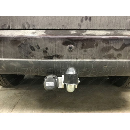 S109A GALIA Полностью оцинкованный фаркоп на Ssang Yong Rexton 2 2006-2012, Rexton W 2012-2017. Тип шара: A. Невидимый вырез бампера. Нагрузки: 3500/140 кг, масса фаркопа 18,52