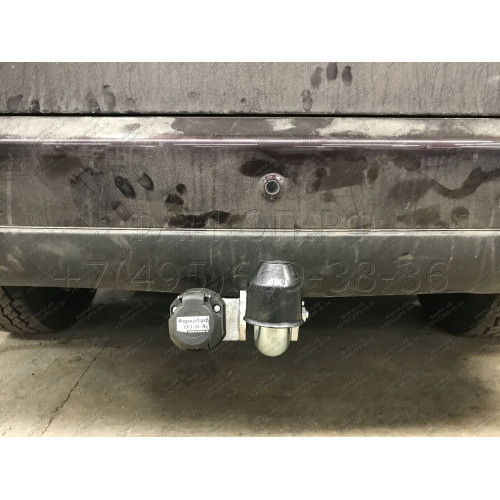 S109A GALIA Полностью оцинкованный фаркоп на Ssang Yong Rexton 2 2006-2012, Rexton W 2012-2017. Тип шара: A. Невидимый вырез бампера. Нагрузки: 3500/140 кг, масса фаркопа 18,52 кг