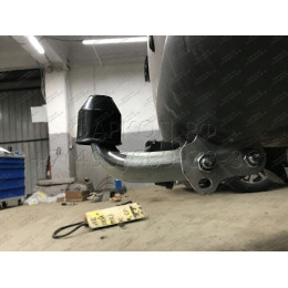 S109A GALIA Полностью оцинкованный фаркоп на Ssang Yong Rexton 2 2006-2012, Rexton W 2012-2017. Тип шара: A. Невидимый вырез бампера. Нагрузки: 3500/140 кг, масса фаркопа 18,52