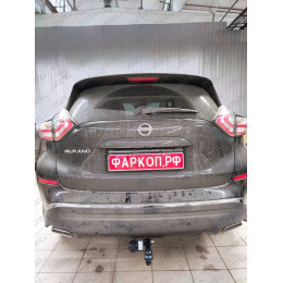 4379-A ORIS Фаркоп на Nissan Murano Z52 2016-2024 без выреза в бампере. Тип шара: A. Нагрузки: 2000/100 кг, масса фаркопа 23,2 кг (без электрики в комплекте)