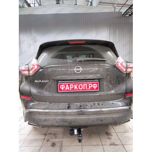 4379-A ORIS Фаркоп на Nissan Murano Z52 2016-2024 без выреза в бампере. Тип шара: A. Нагрузки: 2000/100 кг, масса фаркопа 23,2 кг (без электрики в комплекте)