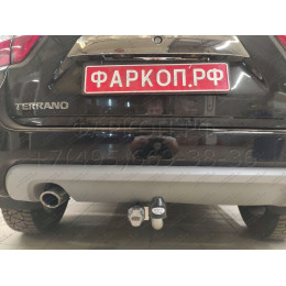 D041A GALIA Полностью оцинкованный фаркоп на Renault Duster 2WD, 4WD 2010-2015, 2015-2021, Renault Duster 2 2021-2022, Nissan Terrano 2014-2022. Тип шара: A. Невидимый вырез бампера. Нагрузк